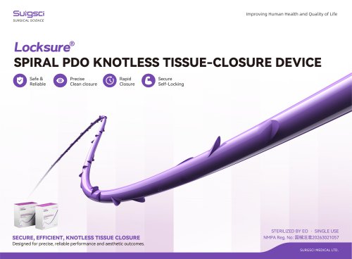 Surgsci PDO Absorbable Knotless Barbed Suture