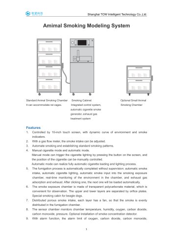 Animal Smoking Modeling System Catalog