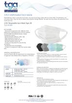 TGA-M-004 3 PLY Disposable Face Mask Type 2R-New Generation