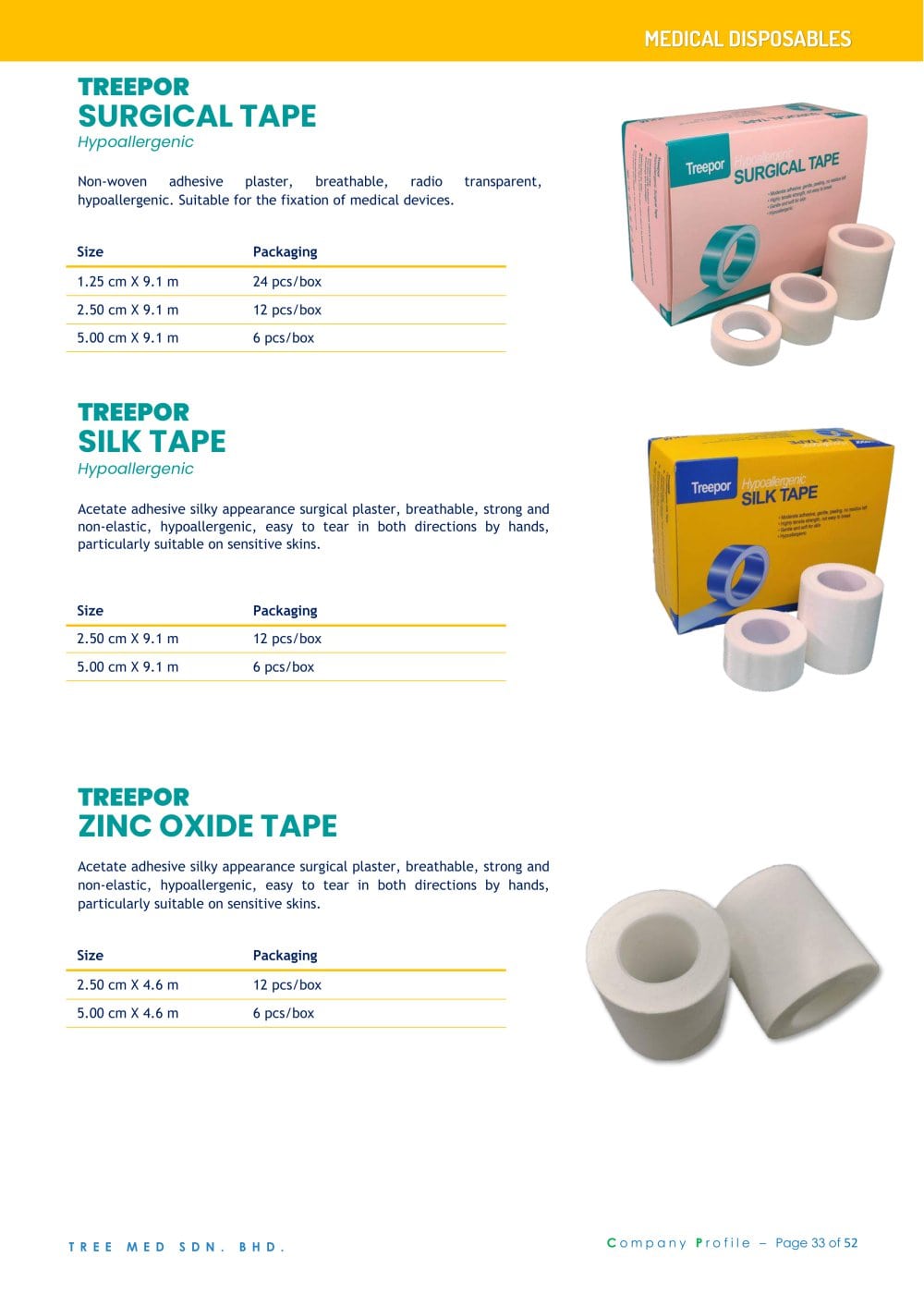 Disposable & Wound Management - Tree Med Sdn Bhd