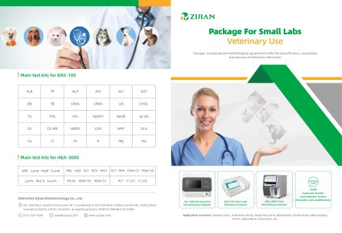 Package For Small Labs-Veterinary Use