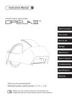 OPELA III Instruction Manual