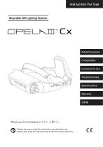 OPELAIII Cx Instructions Manual