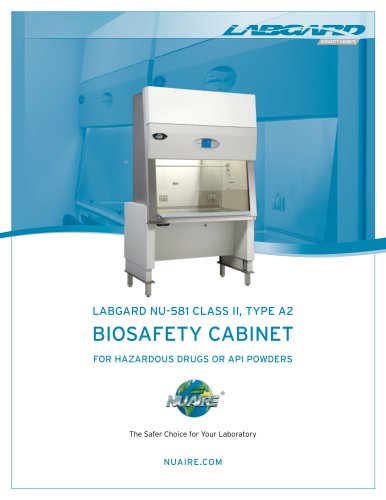 LABGARD NU-581 CLASS II, TYPE A2 BIOSAFETY CABINET