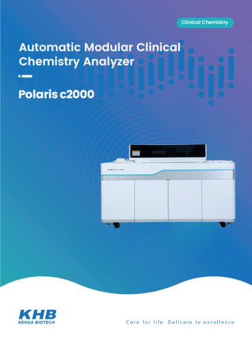 KHB Polaris c2000 Automatic Modular Clinical Chemistry Analyzer Brochure