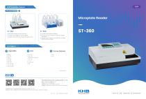 KHB ST-360 ELISA Microplate Reader Brochure