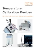 Kaye Temperature calibration