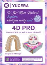 YUCERA Zirconia 4D Pro Promotional Brochure