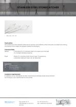 STAINLESS STEEL STONECATCHER