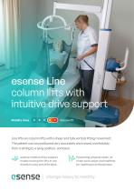 esense Line column lifts with intuitive drive support