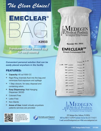 EMECLEAR® BAG #2933