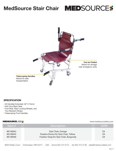 MedSource Stair Chair