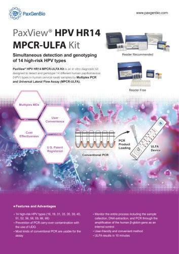 PaxView&reg; HPV HR14  MPCR-ULFA Kit