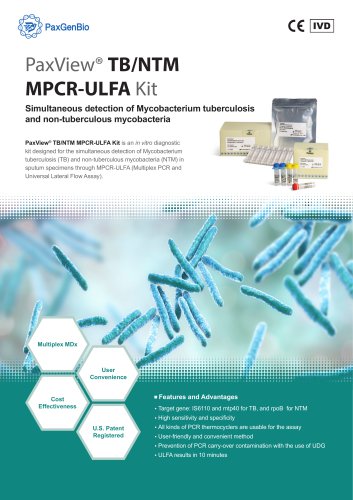 PaxView&reg; TB/NTM   MPCR-ULFA Kit