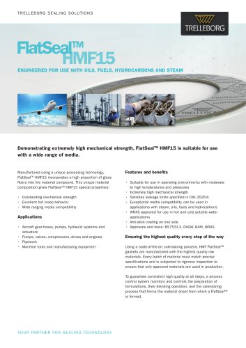 FlatSeal&trade; HMF15