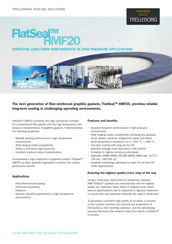 FlatSeal&trade; HMF20