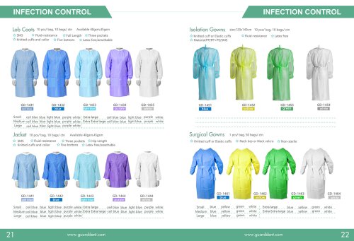 polyethylene medical wear surgical gown