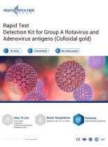 HWTS-EV016-Detection Kit for Group A rotavirus and Adenovirus antigens (Colloidal gold)