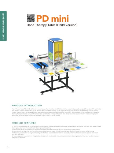 Yeecon PDmini Pediatric Hand Training Table 