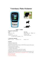 hand-held pulse oximeter H380V