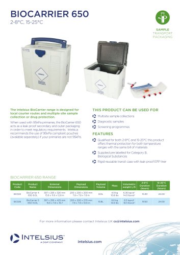 BioCarrier Factsheet