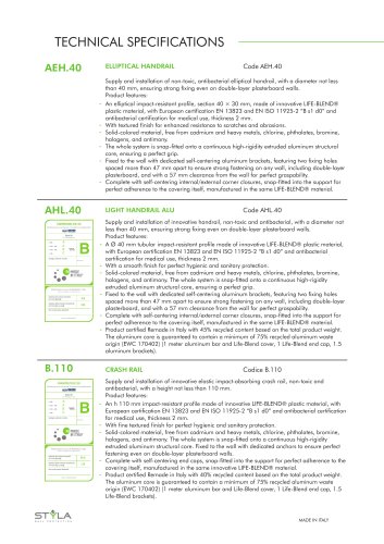 SPECIFICATION ITEMS