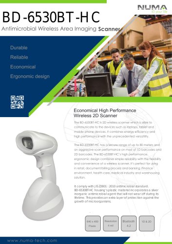 Wireless Barcode Scanner BD-6530BT-HC