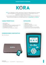 Kora Datasheet ES - magnetoterapia veterinaria - 1