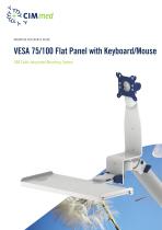 VESA 75/100 Flat Panel with Keyboard/Mouse