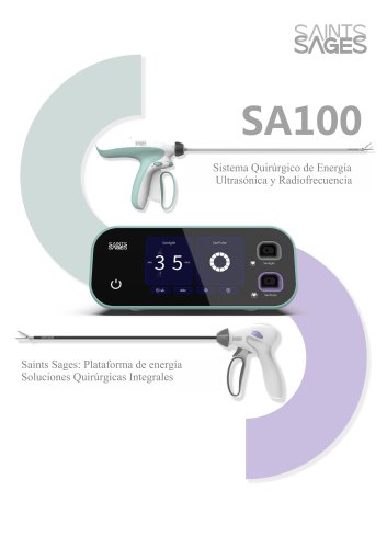 Sistema Quirúrgico de Energía Ultrasónica y Radiofrecuencia SA100