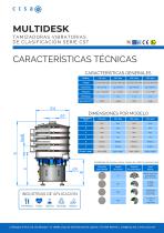 TAMIZADORAS VIBRATORIAS MULTIDESK DE CLASIFICACIÓN - 3