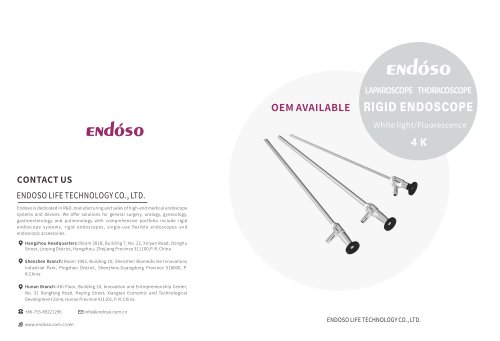 Endoso Thoracoscope 4KA（OEM）4KB（OEM）（extended）LNKA