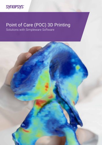 Simpleware Software Solutions for Point of Care (POC) 3D Printing