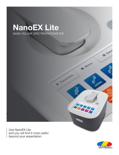 Nano Volume Spectrophotometer NanoEX Lite