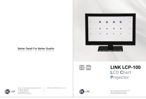 LCD Chart Projector LCP-100