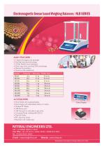 Electromagnetic Sensor based Weighing Balances : NLB SERIES