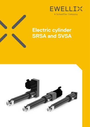 Electric cylinder SRSA and SVSA