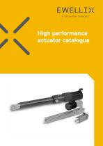 High performance actuator catalogue