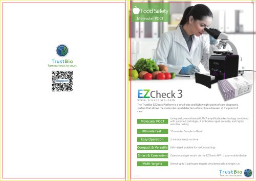 EZCheck 3 Food Safety Molecular POCT V2.4