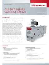 CXS DRY PUMPS VACUUM DRYING