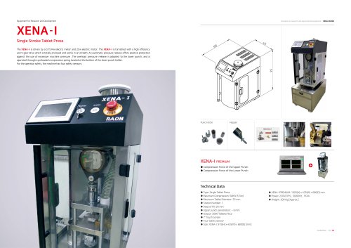 XENA - I Single Stroke Tablet Press