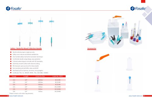 Safety  Butterfly Blood Collection Needle