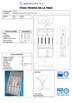 V.107/4 Ficha Técnica soporte para 4 jeringas veterinarias