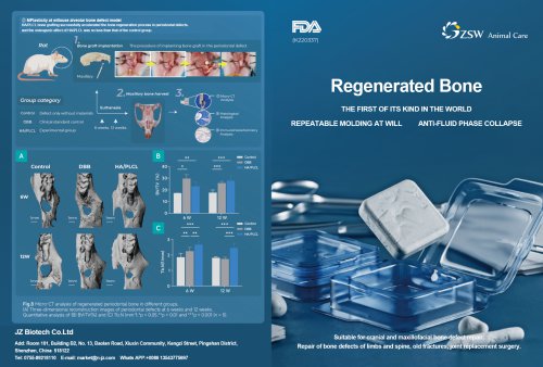 Synthetic veterinary bone substitute RB031