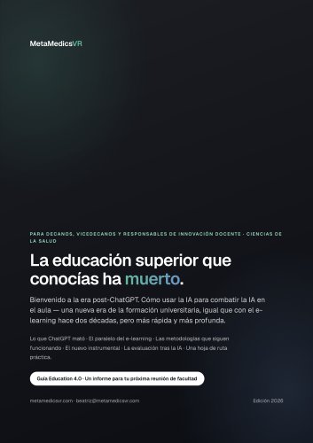 Para decanos, vicedecanos y l&iacute;deres de innovaci&oacute;n acad&eacute;mica - Ciencias de la Salud - La educaci&oacute;n superior, tal y como la conoc&iacute;as, ha muerto