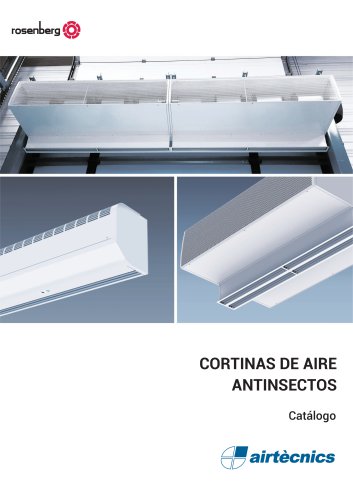 CORTINAS DE AIRE ANTINSECTOS Catálogo