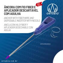 ANCLA CON HILO FIBER Y APLICADOR DESECHABLE COM AGUJA - 1