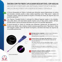 ANCLA CON HILO FIBER Y APLICADOR DESECHABLE COM AGUJA - 2