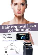 2024 Hair removal laser ice titanium