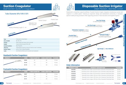 Promed Disposable Suction Coagulator